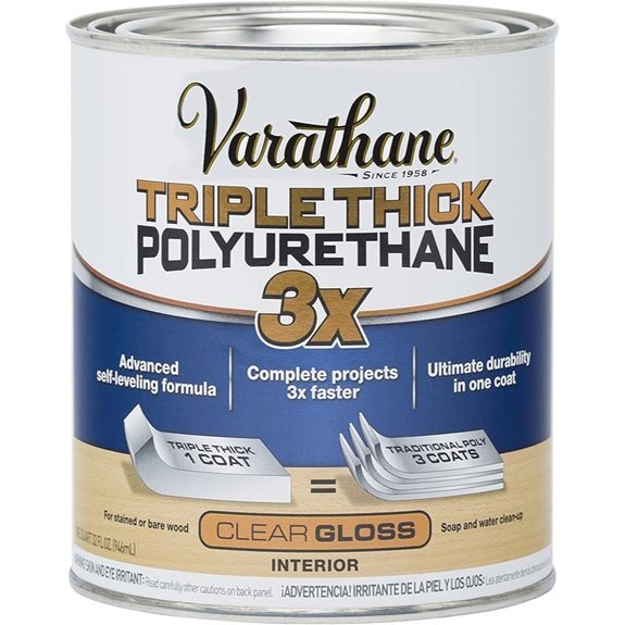 Varathane Triple Thick Gloss Polyurethane Finish (Quart)