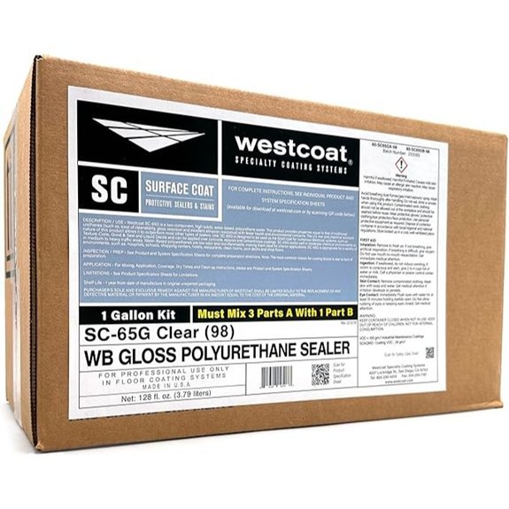Westcoat SC-65 Water-Based Polyurethane Sealer (Clear)