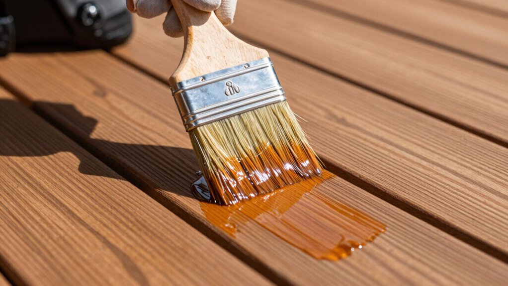 avoid uneven stain application