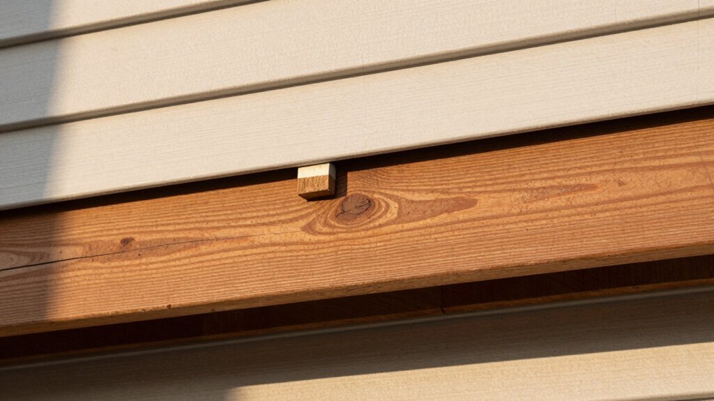 climate sensitive siding installation