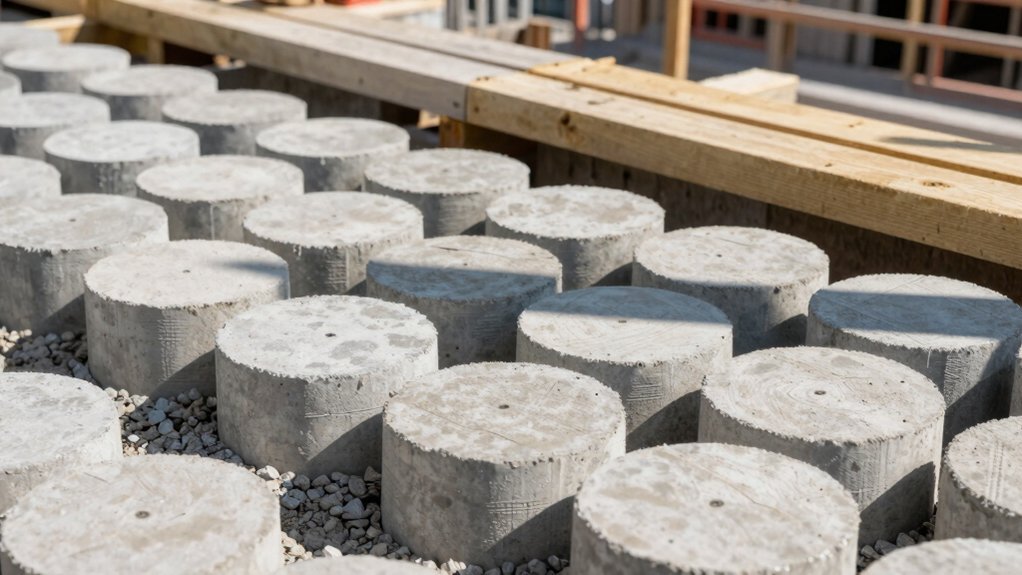decking blocks vs footings
