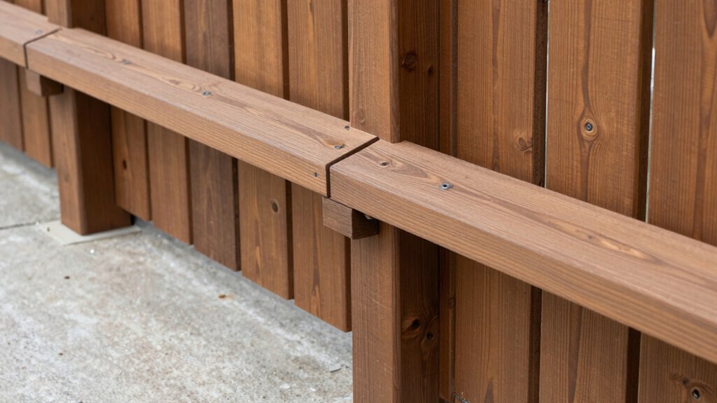 fence post and rail support