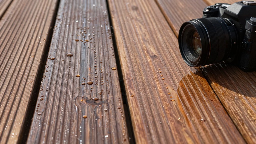 grooved decking improves drainage