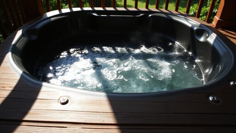 hot tub decking support