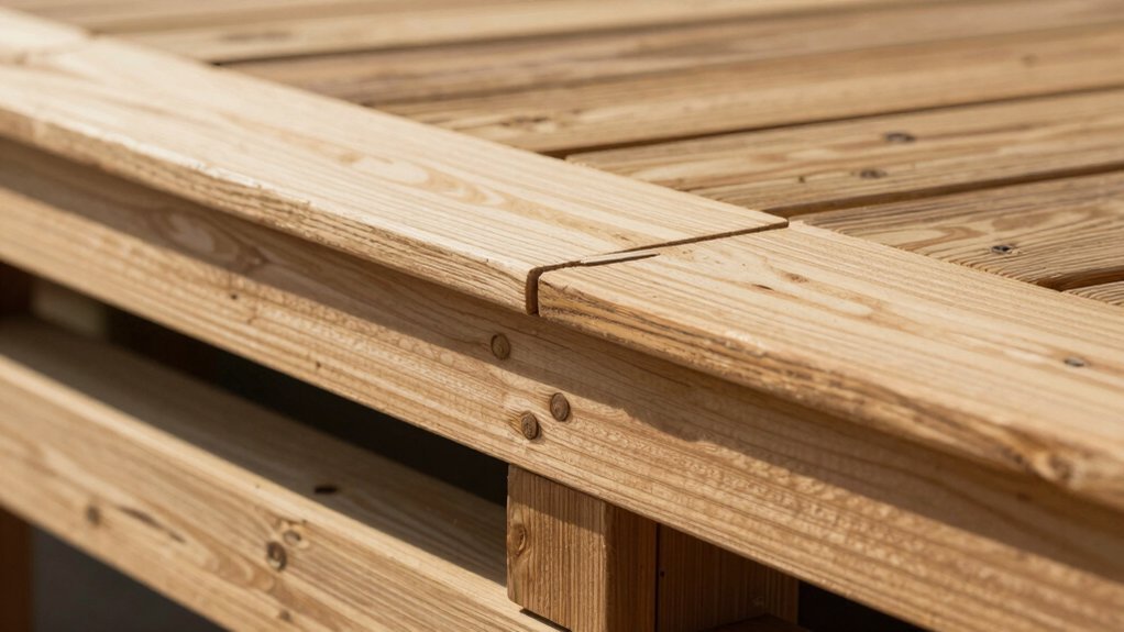 material installation overhang standards