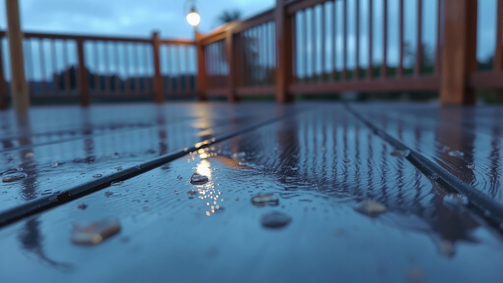 moisture and algae buildup