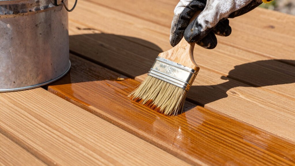 oil vs water stain choices