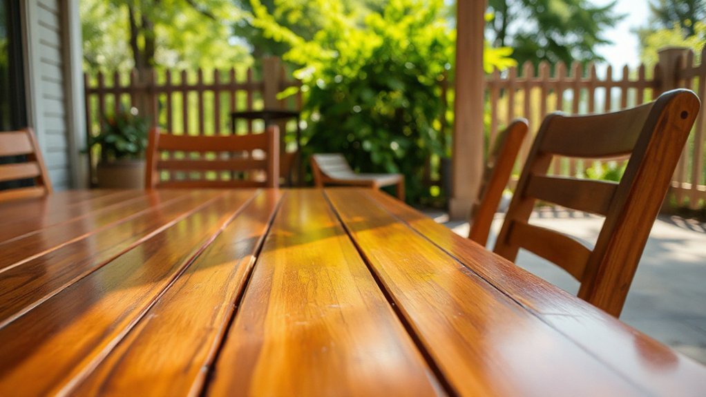 outdoor furniture decking oil