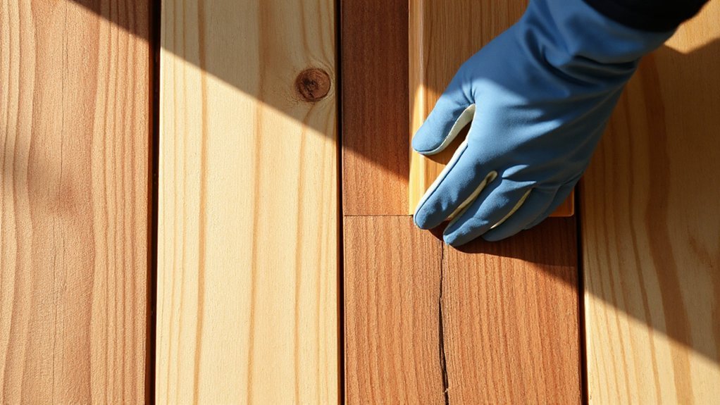 seal deck joist wood