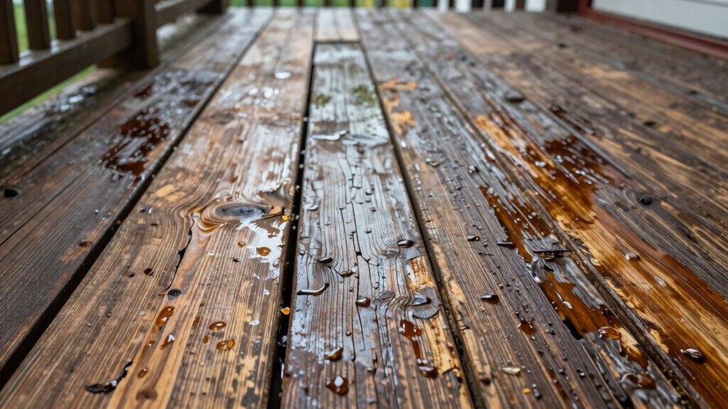 weathered surface impact